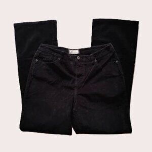 12 ~ Sonoma corduroy jean style pants ~ Black
